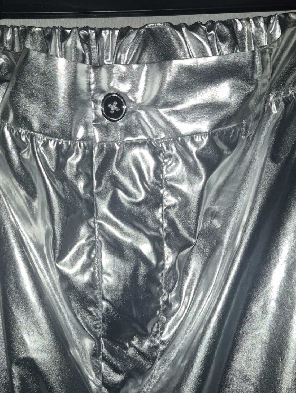 Jolie & Joy Metallic Silver Pants - Picture 4 of 7